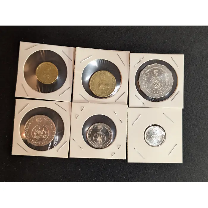 2016 SET OF 6 CHANGEOVER COINS -circulated 