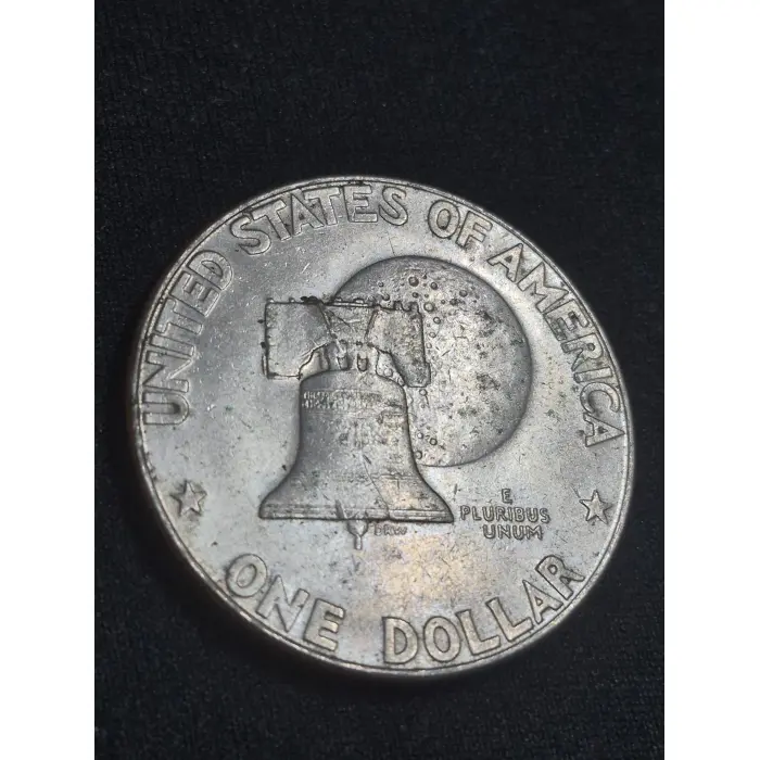 1776–1976 D Bicentennial Eisenhower Dollar – Filled "D" Mint Mark Variety