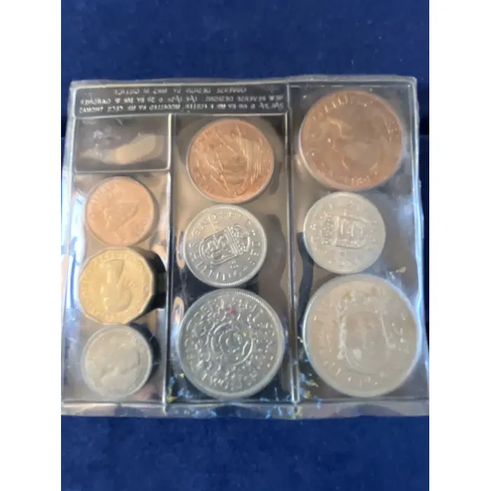 1953 United Kingdom Pre-Decimal Coinage Set