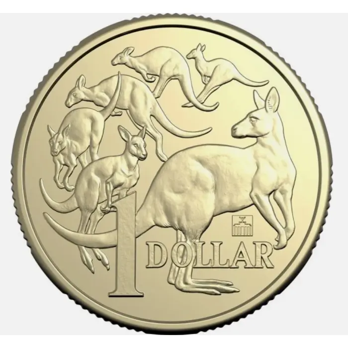 2026 "Mob of Six Roos" $1 Coin with Brandenberg Gate Privy Mark Coin WMF