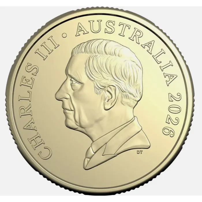 2026 "Mob of Six Roos" $1 Coin with Brandenberg Gate Privy Mark Coin WMF