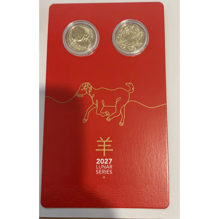 2027 Lunar 2 coin set