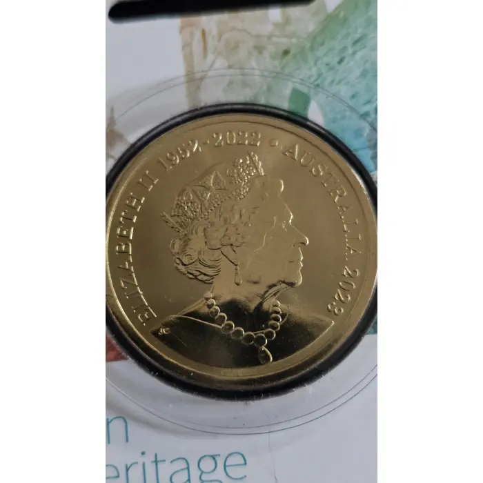 2023 Australian World Heritage $5 Coloured Frosted Uncirculated Coin