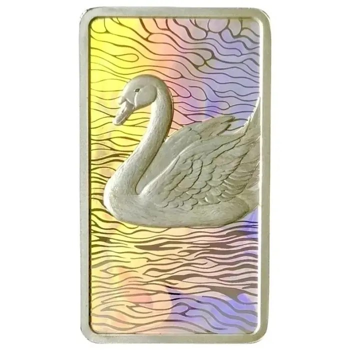 2026 Wings of Wonder Swan 1oz Silver Hologram Bar Limited Mintage 