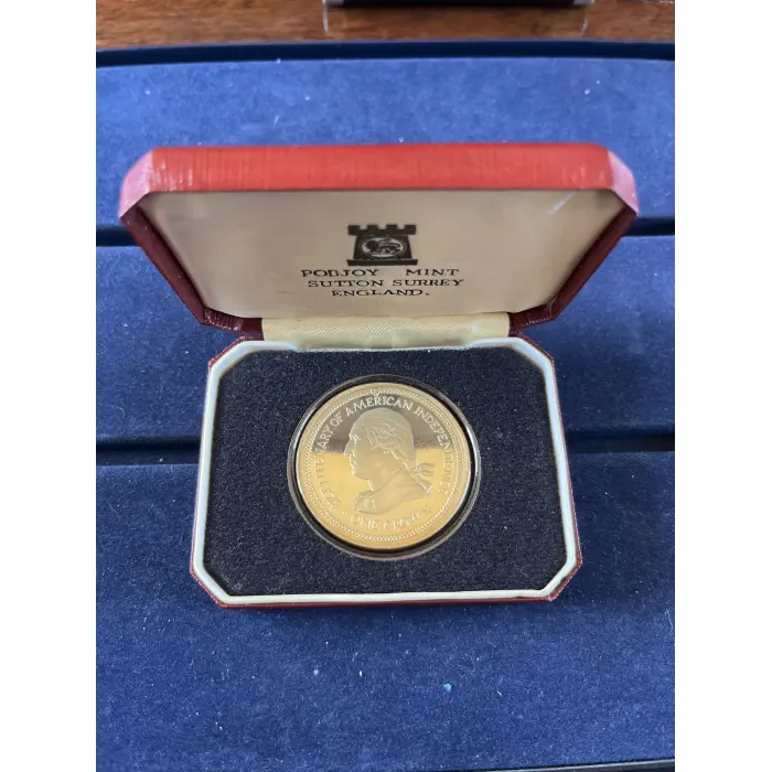 1976 Isle of Man One Crown Silver proof coin.