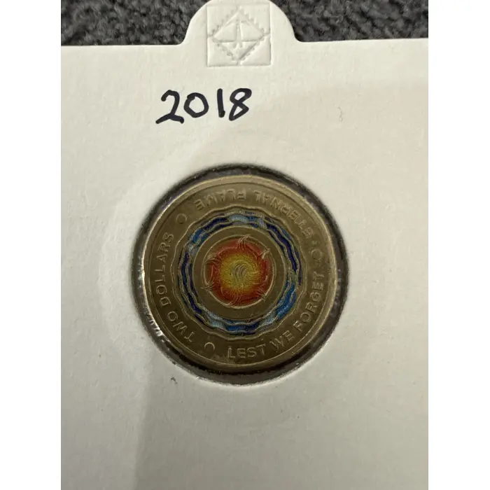 2018 $2 ETERNAL FLAME. 