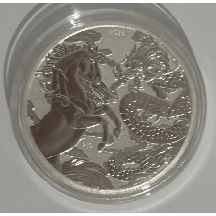 Chinese Myths and Legends Dragon and Horse 2026 1oz Silver Bullion Coins
