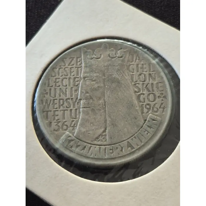 ​1964 Poland 10 Złotych Commemorative Coin – 600th Anniversary of Jagiellonian 