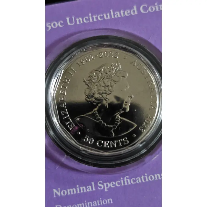 2023 Queen Elizabeth II Memorial 50c Uncirculated Coin 