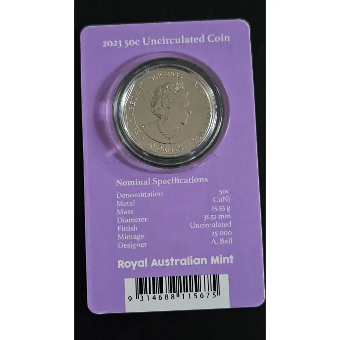 2023 Queen Elizabeth II Memorial 50c Uncirculated Coin 