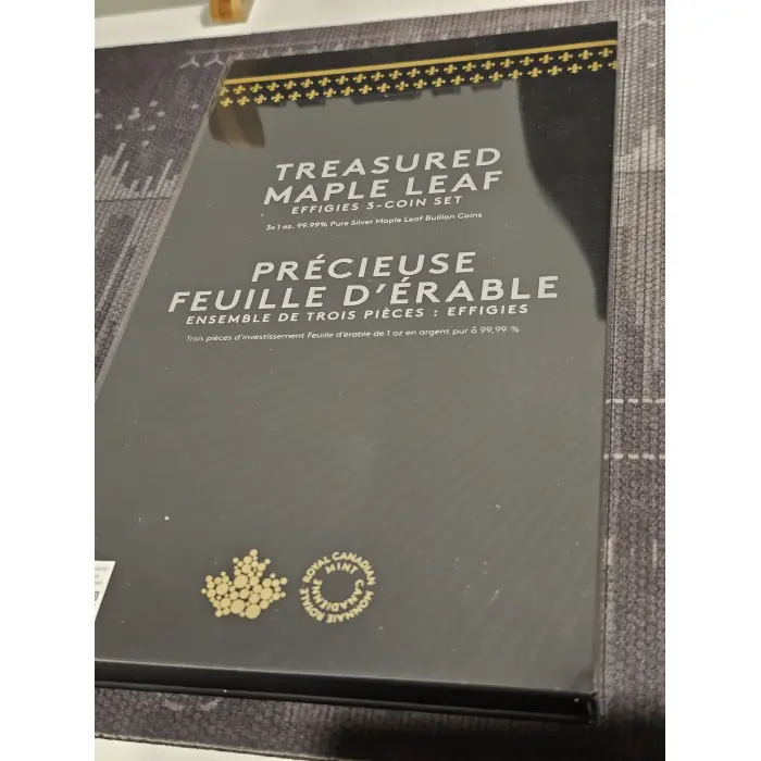 Treasured Maple Leaf: Effigies 3-Coin Set (Premium Bullion)