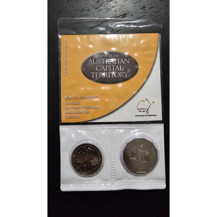 2001 Coins of the Australian Capital Territory – Centenary of Federation 2-Coin 