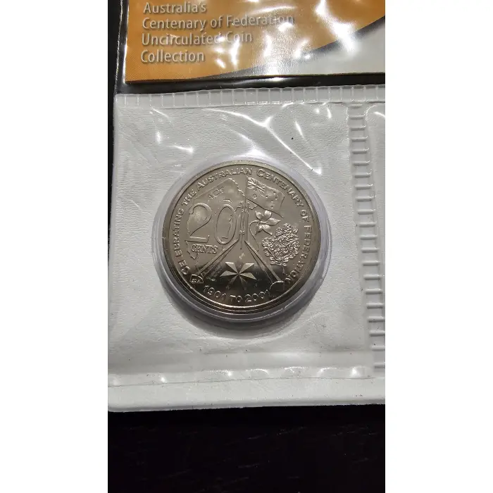 2001 Coins of the Australian Capital Territory – Centenary of Federation 2-Coin 