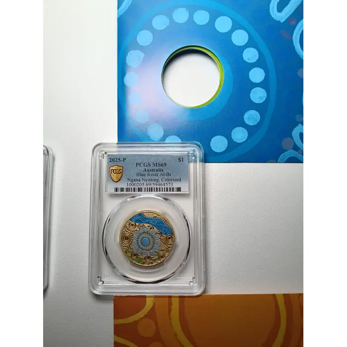 2025-P Ngana Nyitting The Art of Kevin Bynder 3 coin collection PCGS MS69 graded