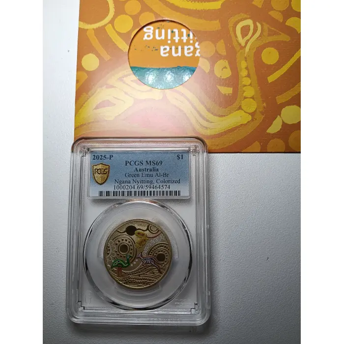 2025-P Ngana Nyitting The Art of Kevin Bynder 3 coin collection PCGS MS69 graded