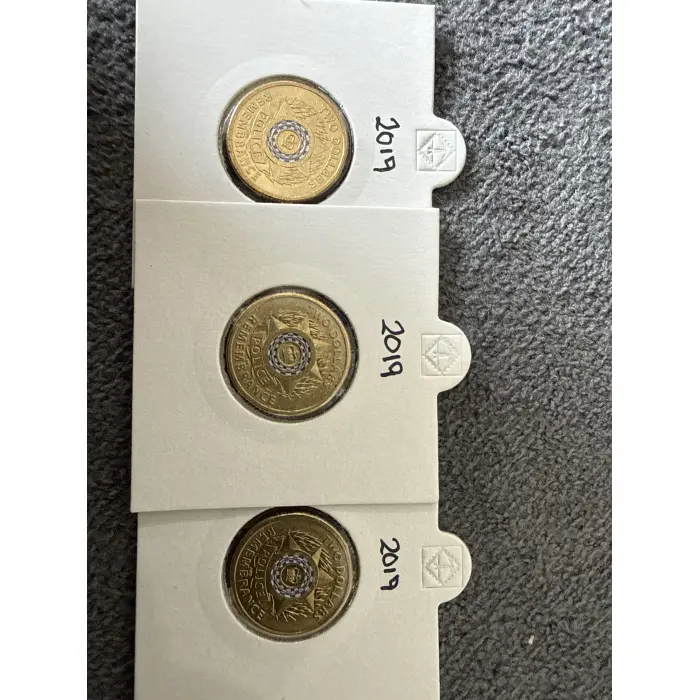 2019 12x $2 COINS 