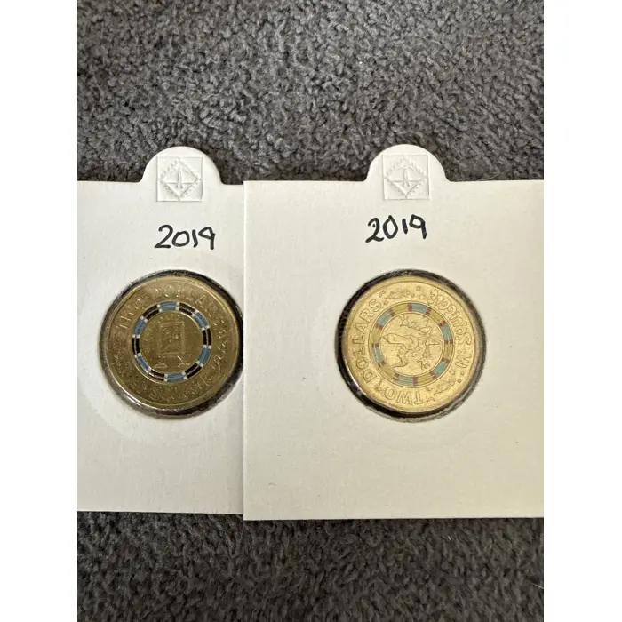 2019 12x $2 COINS 