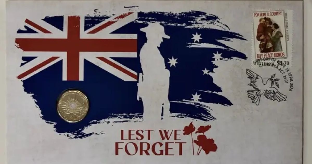 2026 $2 ANZAC Day – Lest We Forget Dawn Service PNC